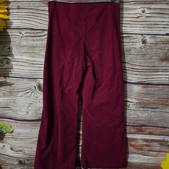 Vintage Bell bottoms  women's  size / go by measurements maroon pre-owned - Picture 3 of 5